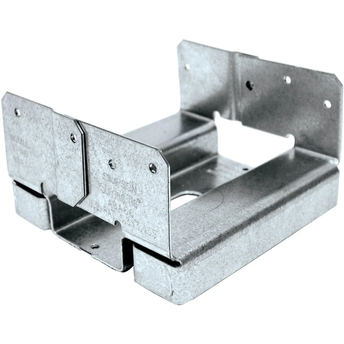 Efficient Simpson Strong-Tie 6 In. x 6 In. 14 ga Z-Max ABA Post Base Organic