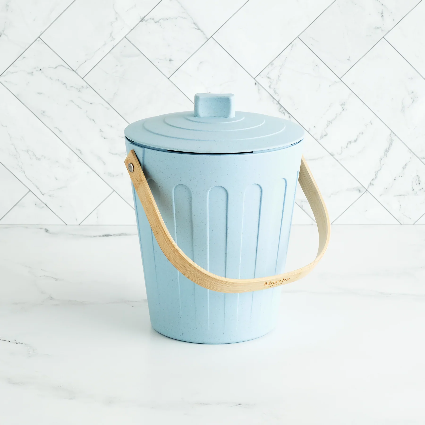 Genuine Martha Stewart's Kitchen Compost Bin 7.5 x 9.1 Exclusive