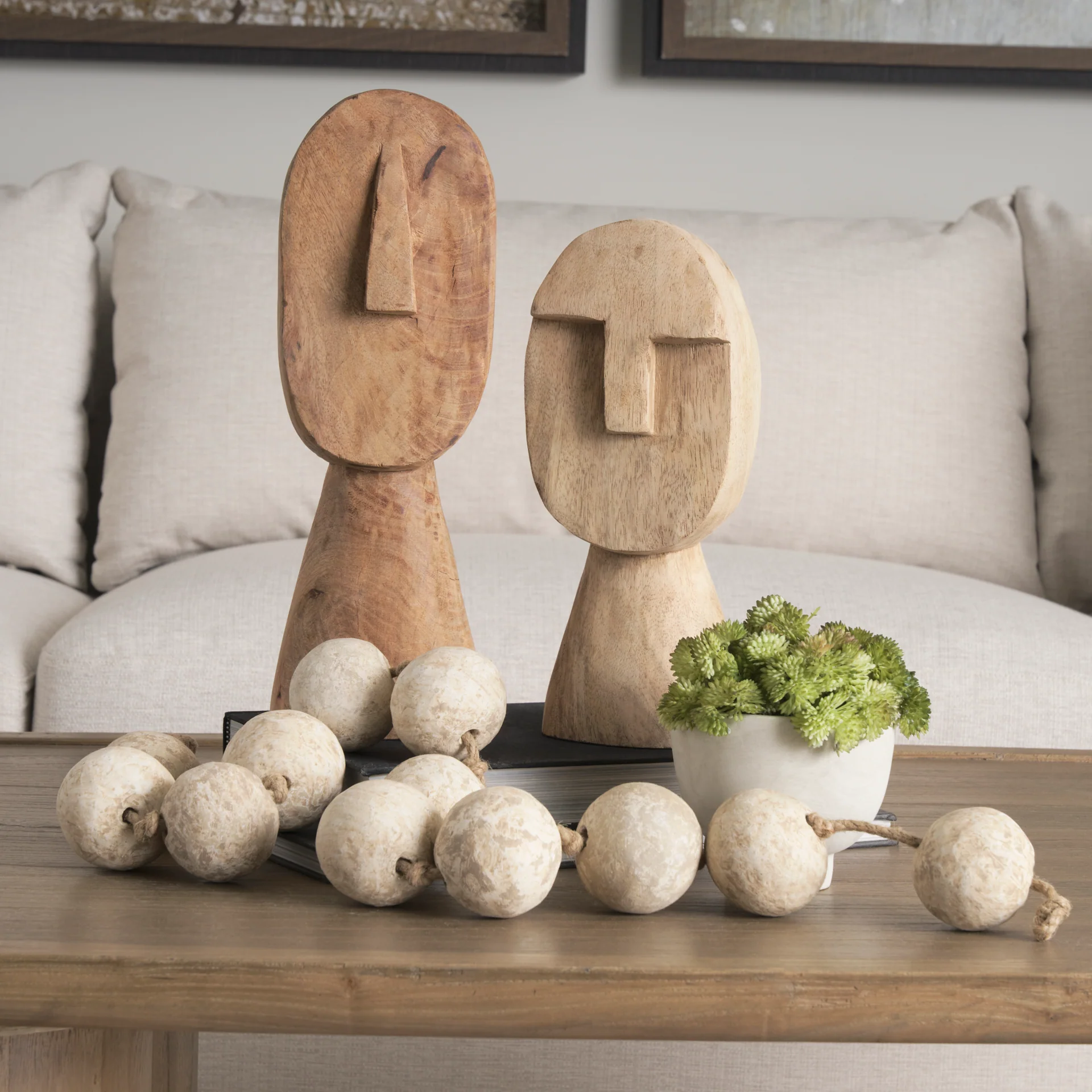 Exceptional Ivan Large Wooden Head Sculpture User-Friendly
