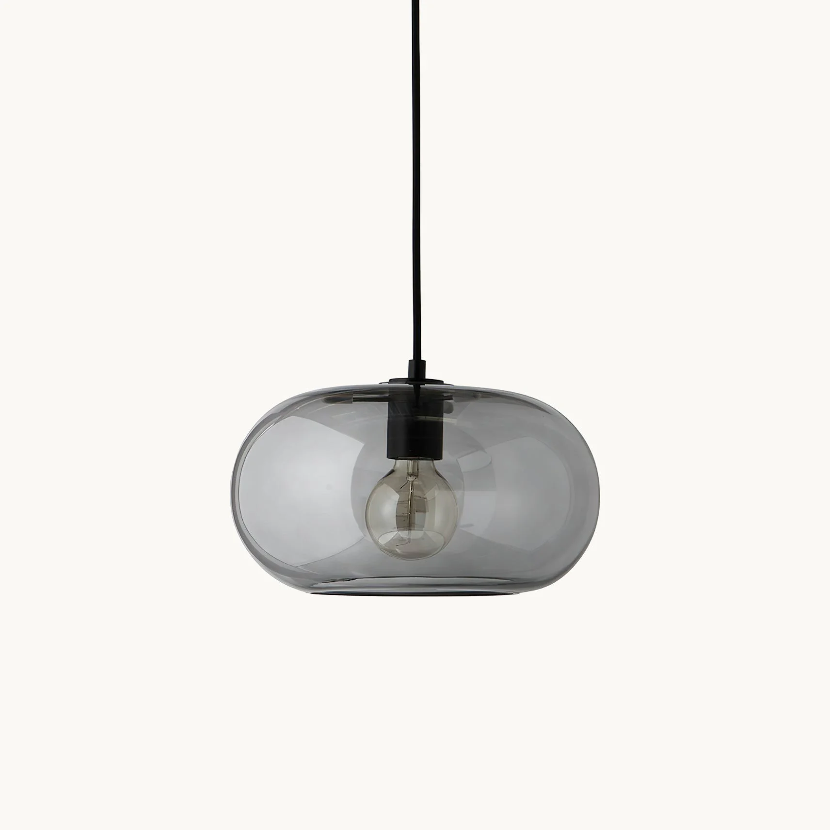 Traditional Horizon Glass Pendant Lamp Crafted