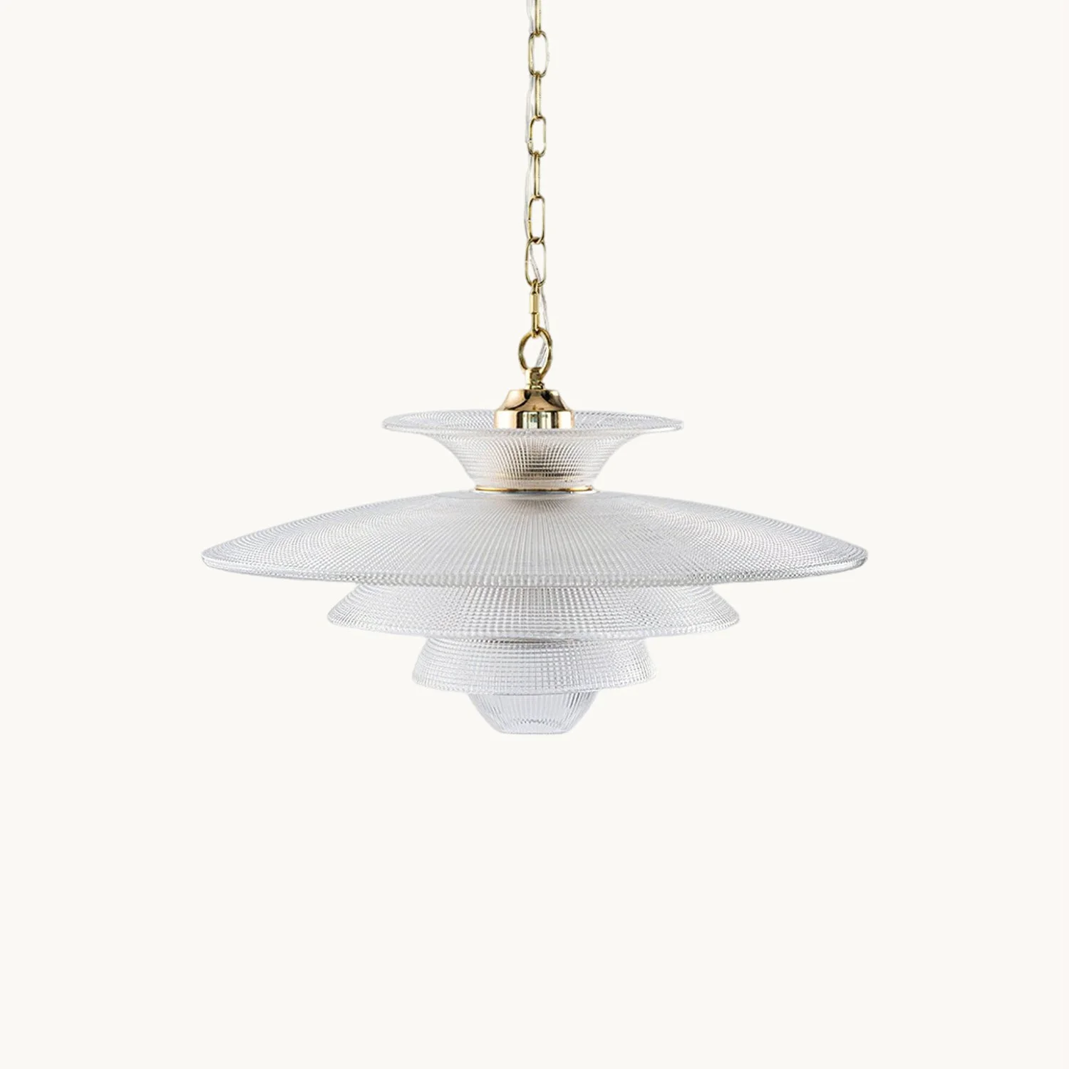 Crafted Grid Glass Pendant Light Modern