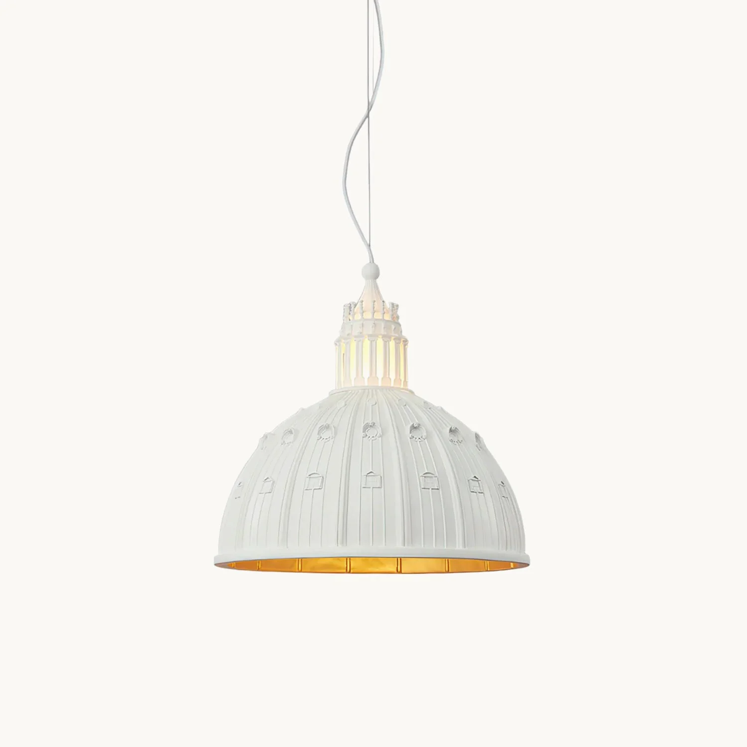 Contemporary Seletti Cupolone Pendant Lamp Recyclable