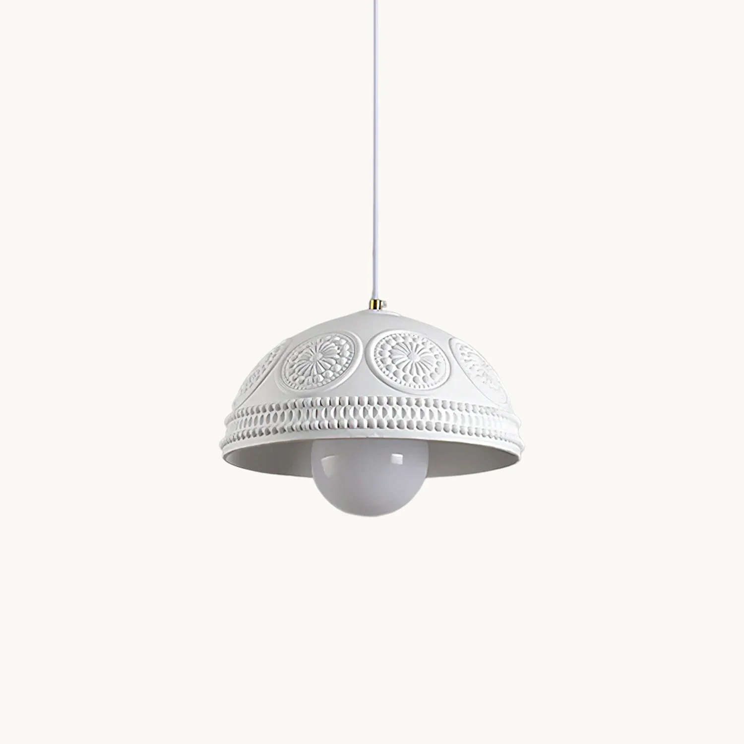 Dependable Embossed Ripple Pendant Lamp Safe