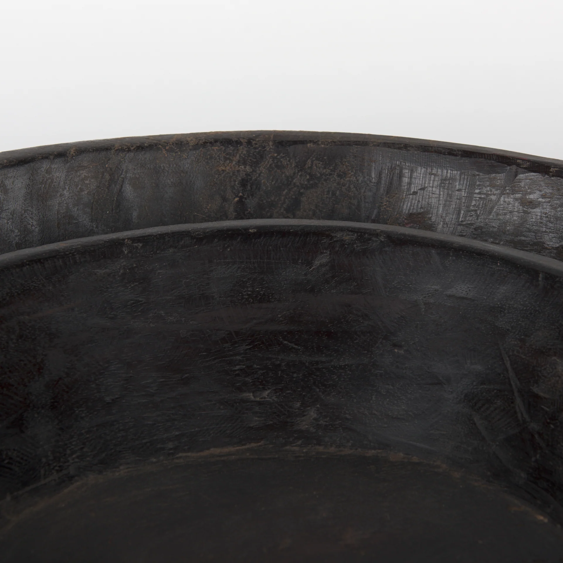 Sustainable Nikita Set of 2 Large Medium Brown Reclaimed Wood Bowls Official