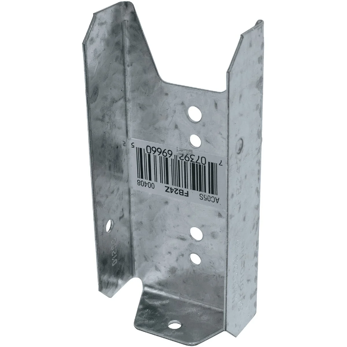 High-Performance Simpson 2 In. x 4 In. Z-Max 20 Ga. Fence Bracket Flexible