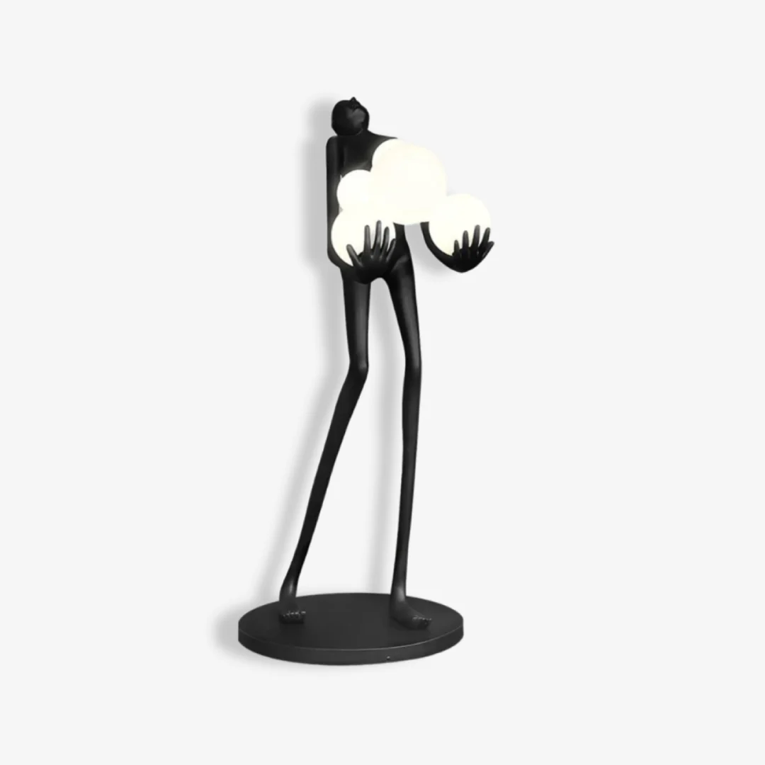Premium Material Humanoid Resin Floor Lamp Recyclable