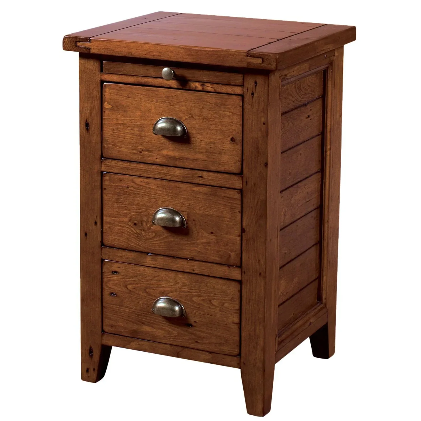 Carefully Designed Irish Coast 3 Drw Nightstand - African Dusk Contemporary