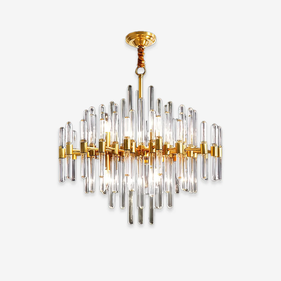 Carefully Designed Vintage Antique Brass glass Chandelier Authentic