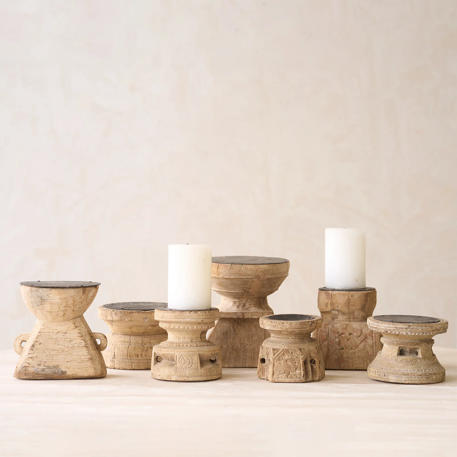 Smooth Vintage Candle Stand Genuine