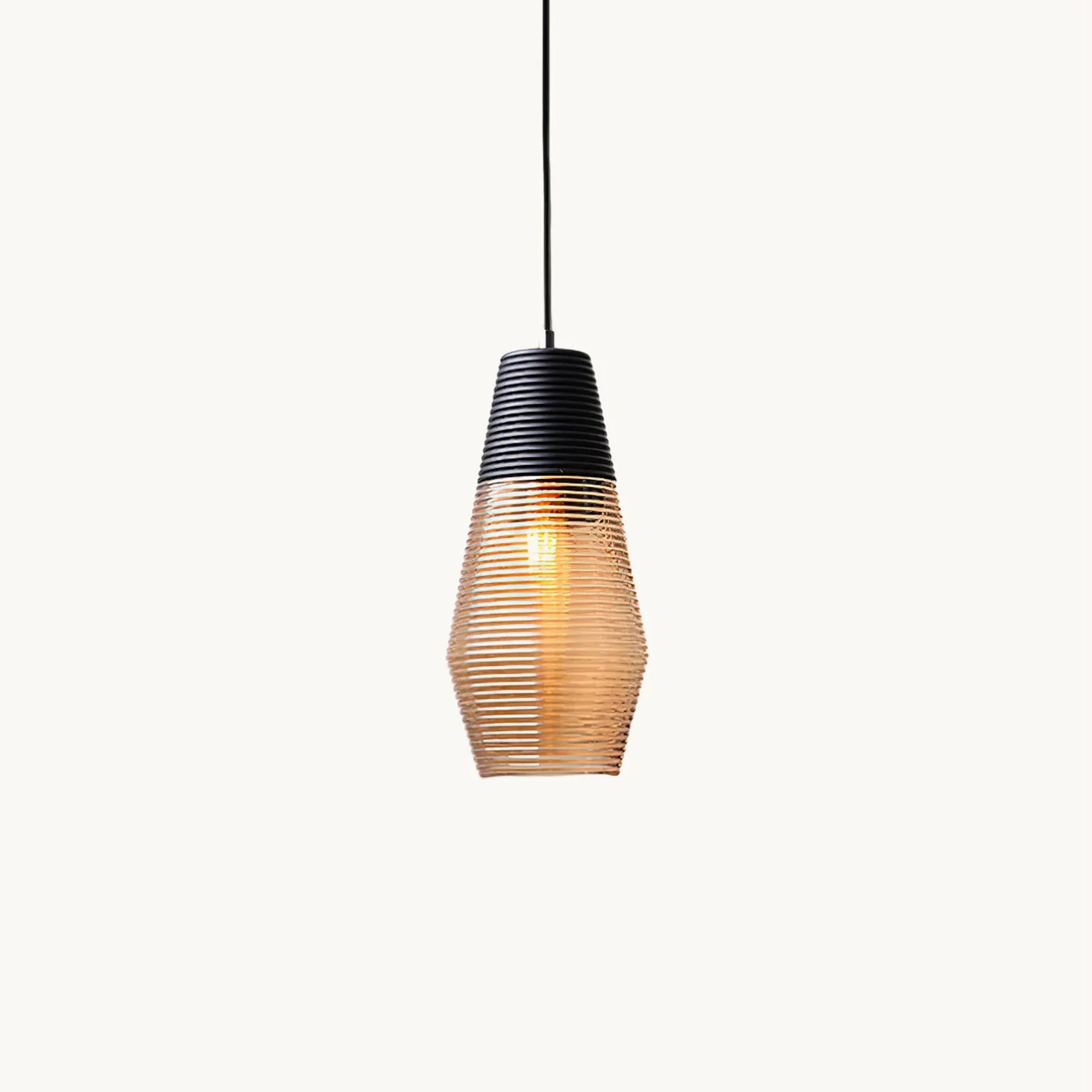 Easy-to-Use Corrugated Pendant Lamp Traditional