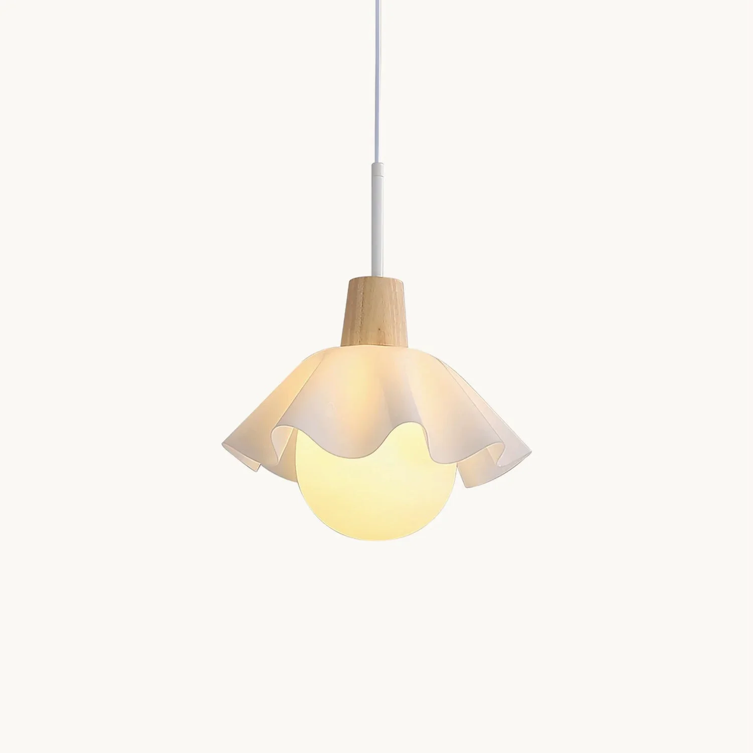 Certified Floral Glass Pendant Light User-Friendly
