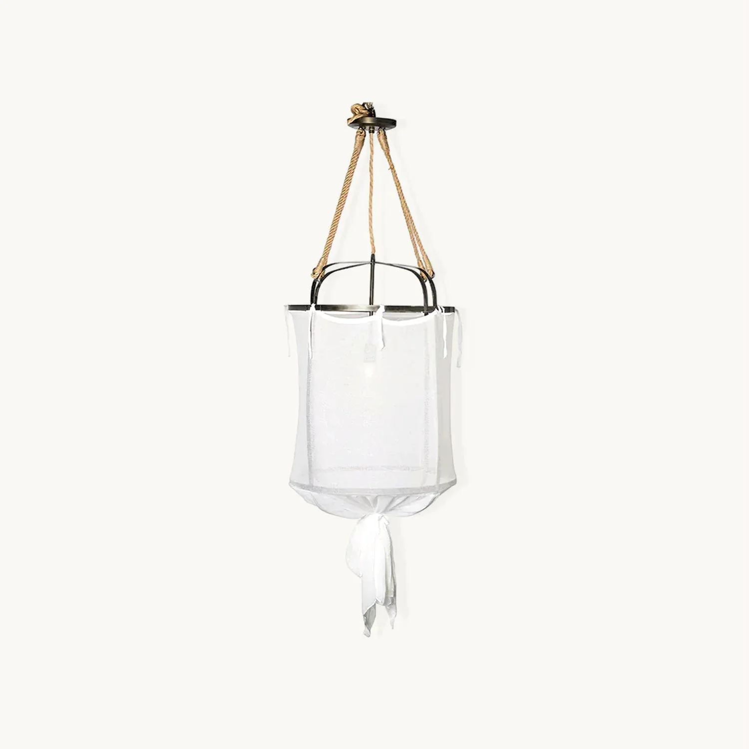 Enhanced Provence Linen Pendant Light Top-Quality