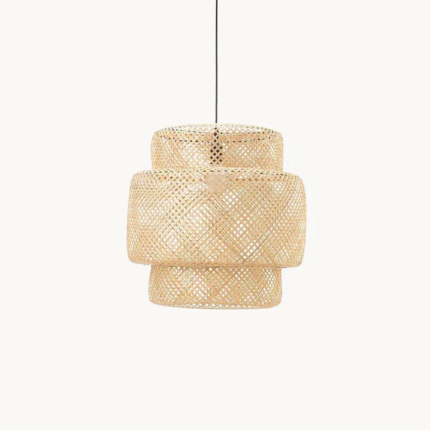 Dependable Bamboo Pendant Light Natural