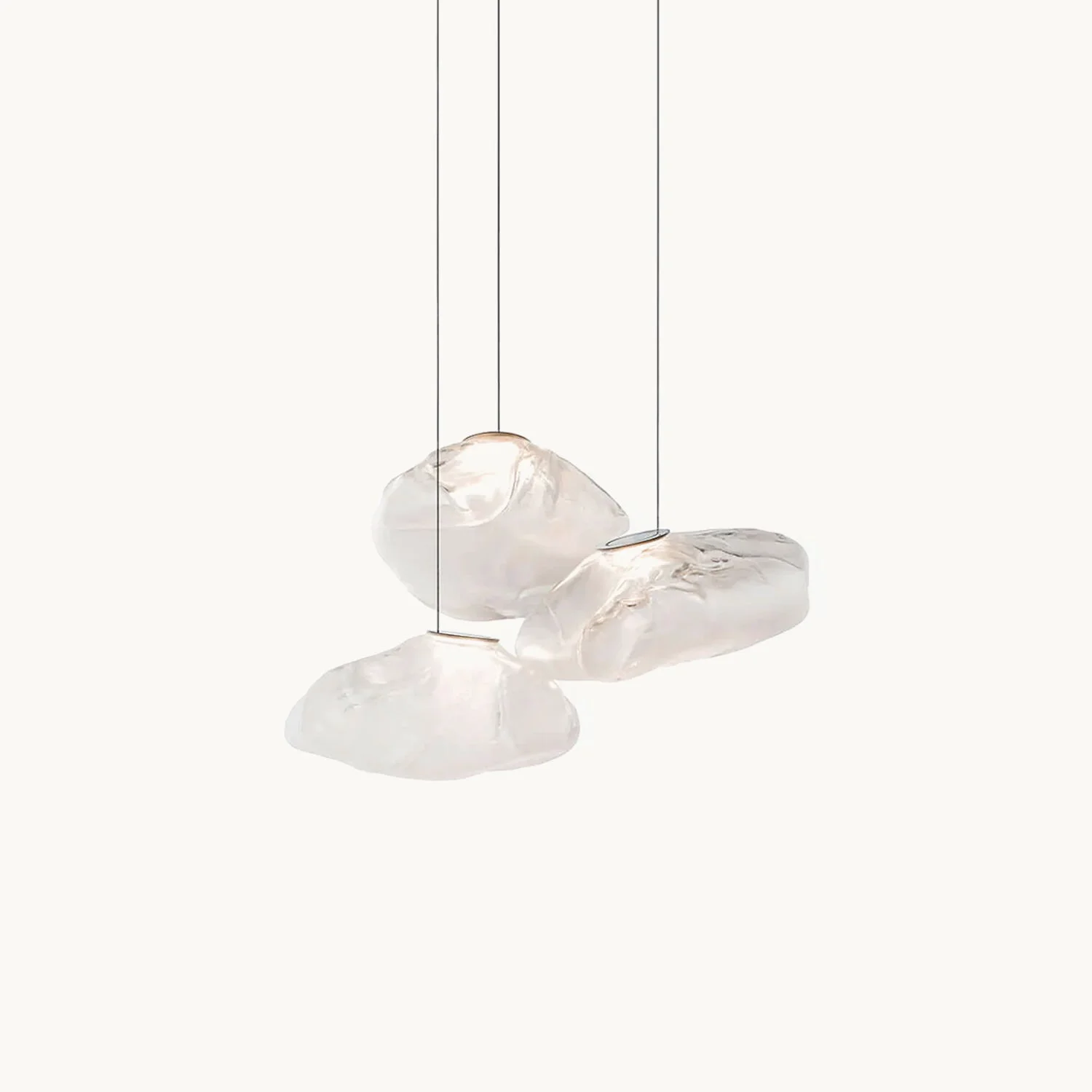 Relaxed Random Blown Glass Pendant Light Luxury