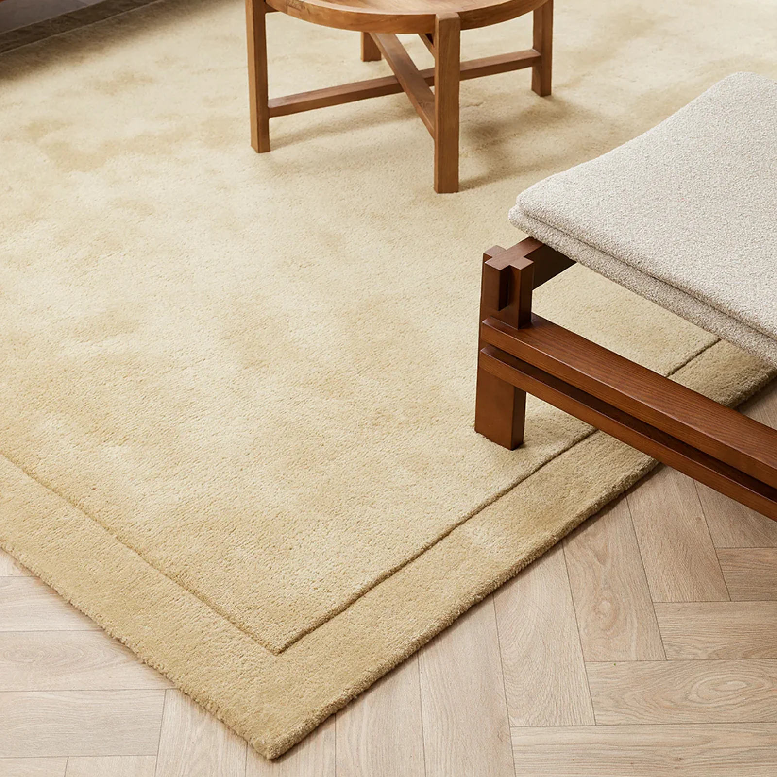 Flexible Norfolk Floor Rug Sand Outstanding