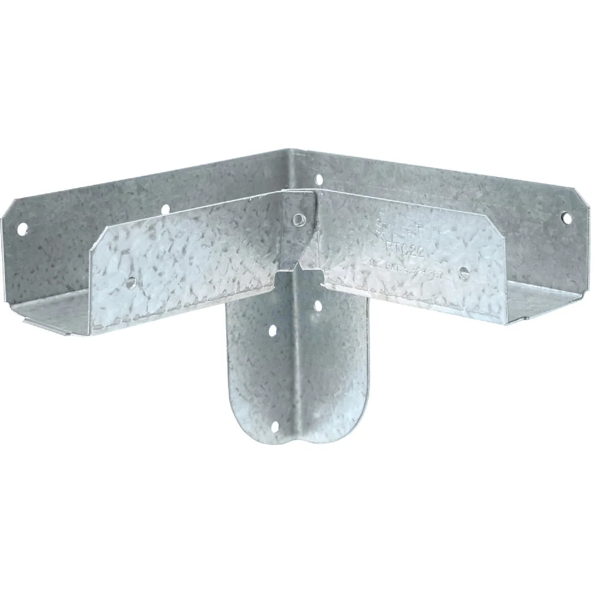 Top-Quality Simpson Strong-Tie Rigid Tie Galvanized Steel 18 ga ZMax Corner Post Connector Practical