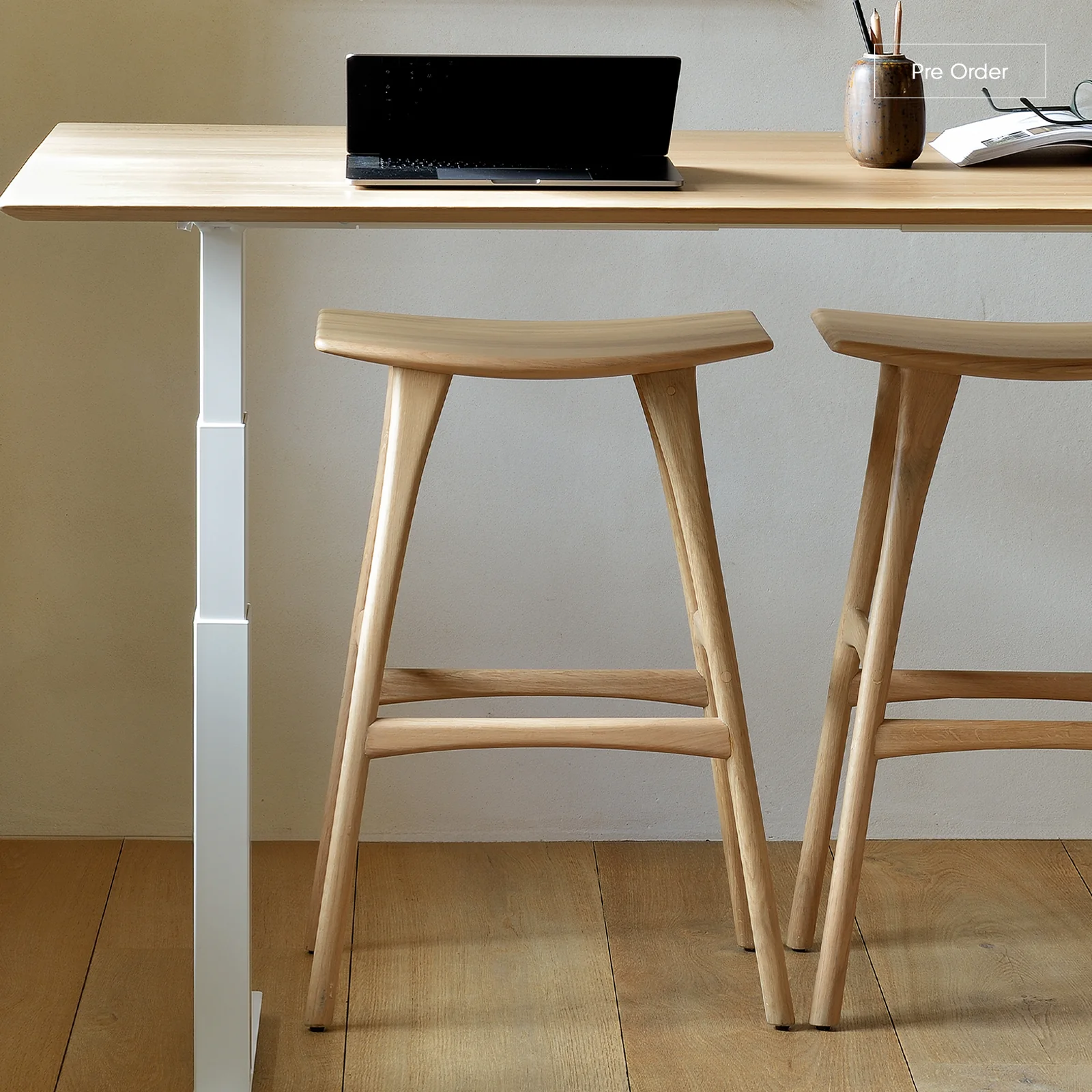 Responsible Osso Bar Stool Oak Organic