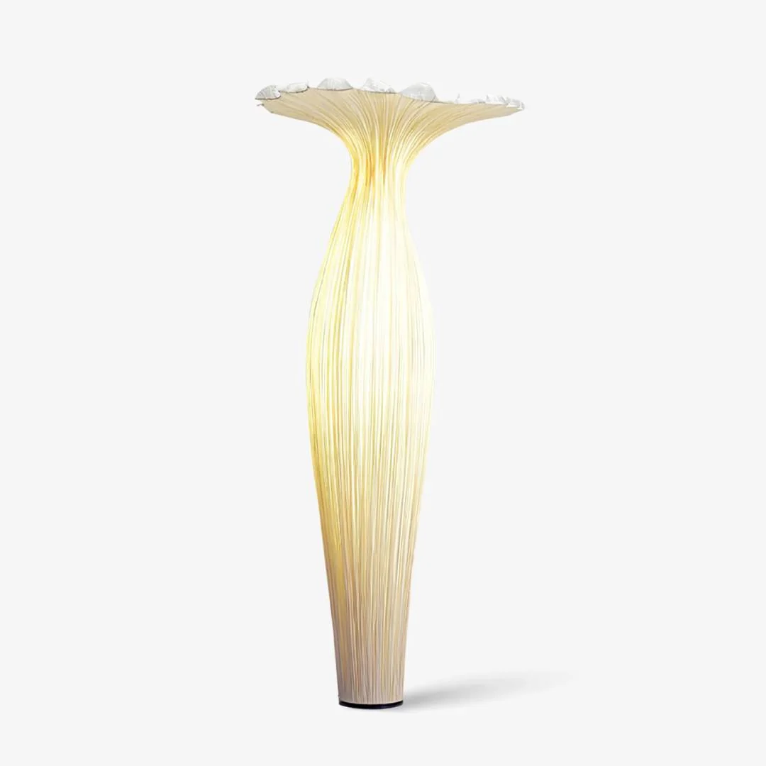 Dependable Vase Fabric Floor Lamp Prestigious