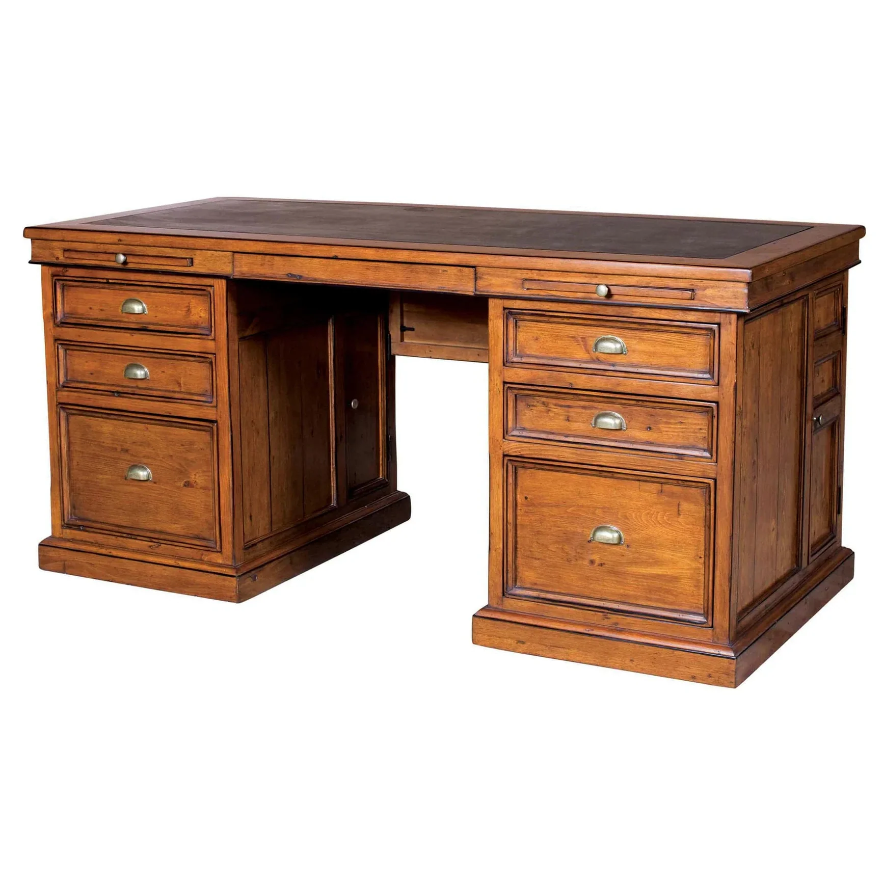 High-End Lifestyle Double Desk - African Dusk Secure