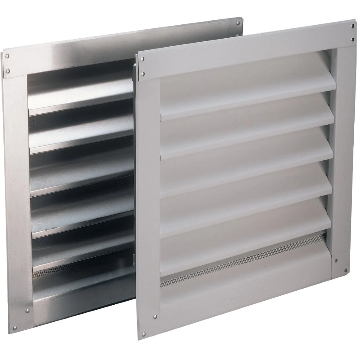 High-End Air Vent 8 x 8 Square White Gable Attic Vent World-Class