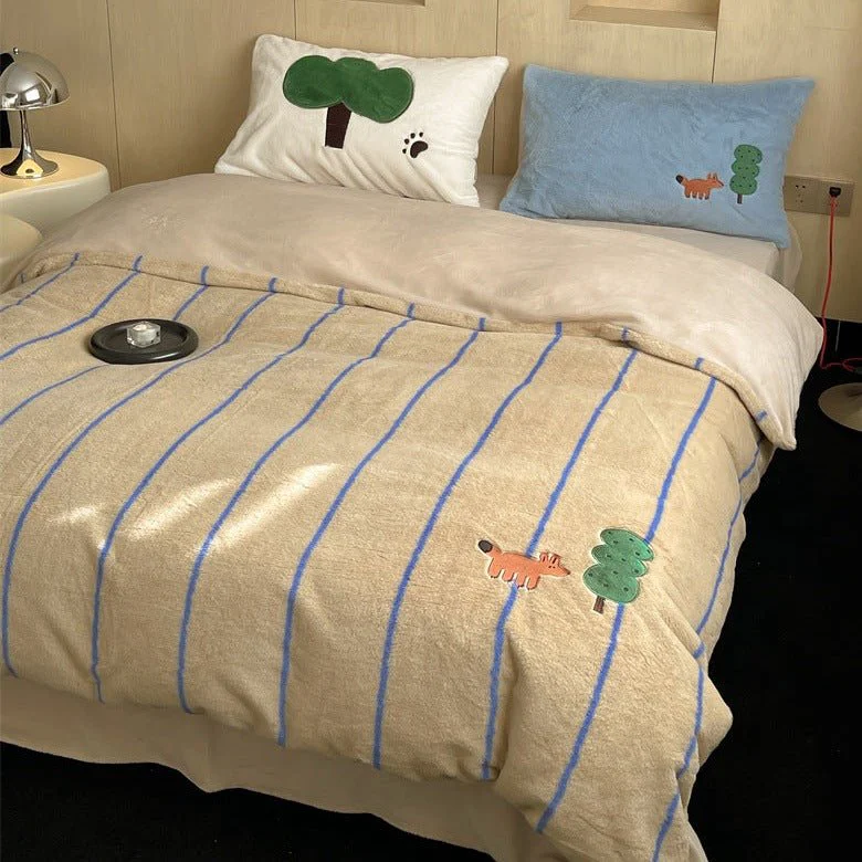 Fashionable Woodland Fox Bedding Set Official