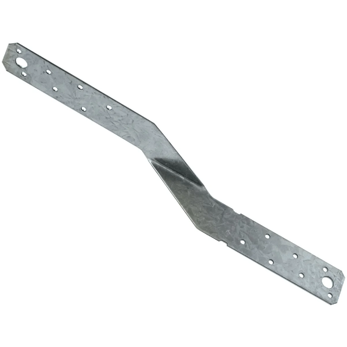 Responsible Simpson Strong-Tie 1-1 4 in. W x 12 in. L Galvanized Steel 16 Gauge Twist Strap Solid