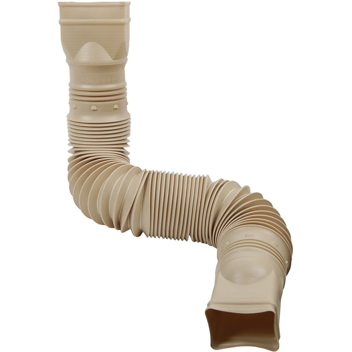 Original Amerimax Flex-A-Spout Stone Vinyl Downspout Extension Healthy
