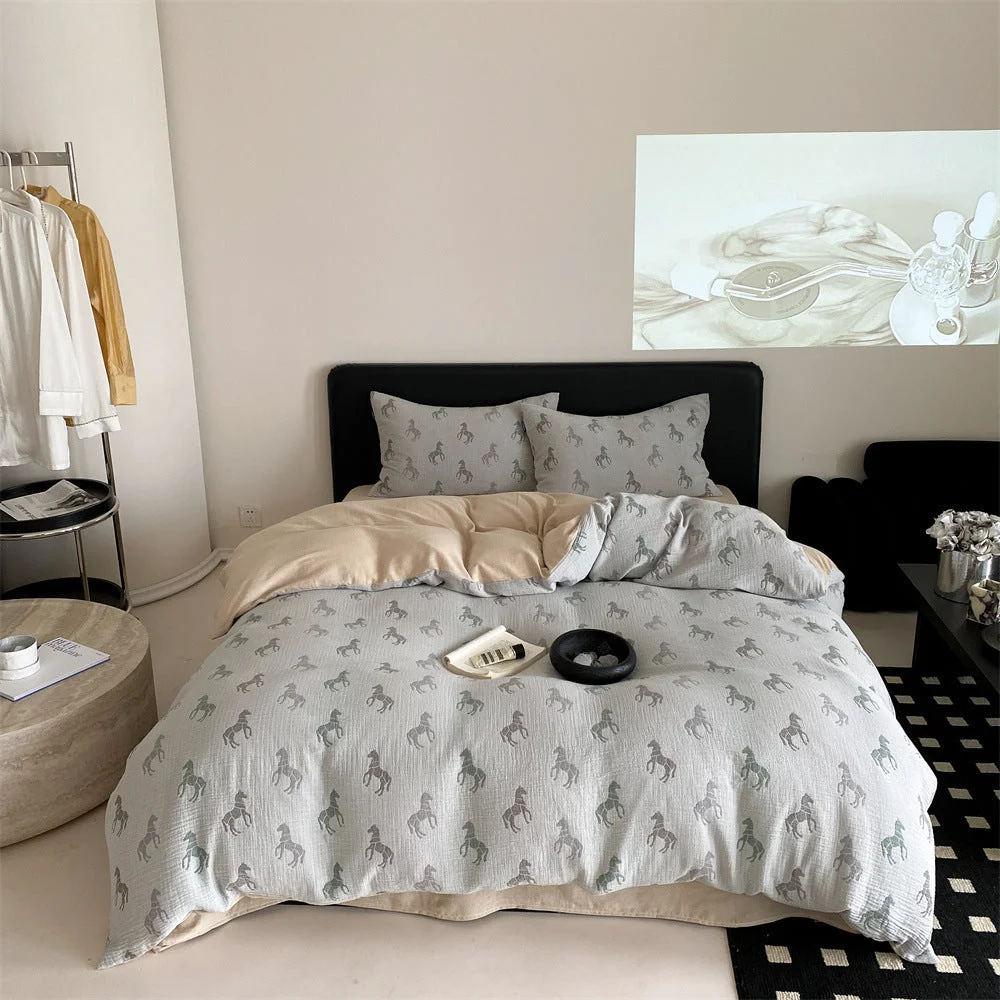 Reusable Horse Haven Bedding Set Easy-to-Use