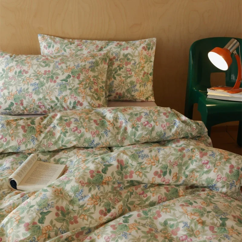 Traditional Green Party Bedding Set High-Grade