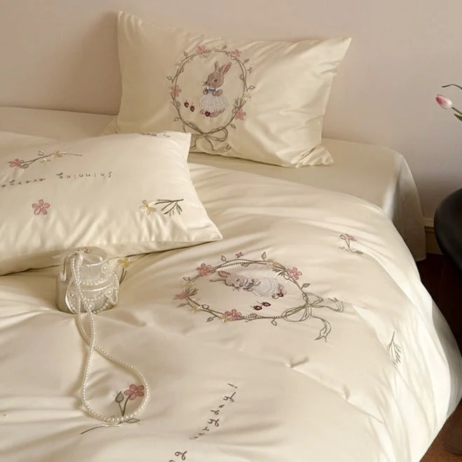 Superior Bunny Garden Bedding Set Healthy