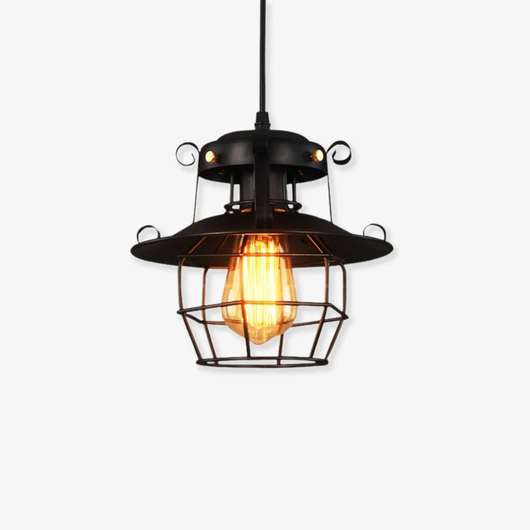 Elegant Retro Birdcage Pendant Light Expertly Made