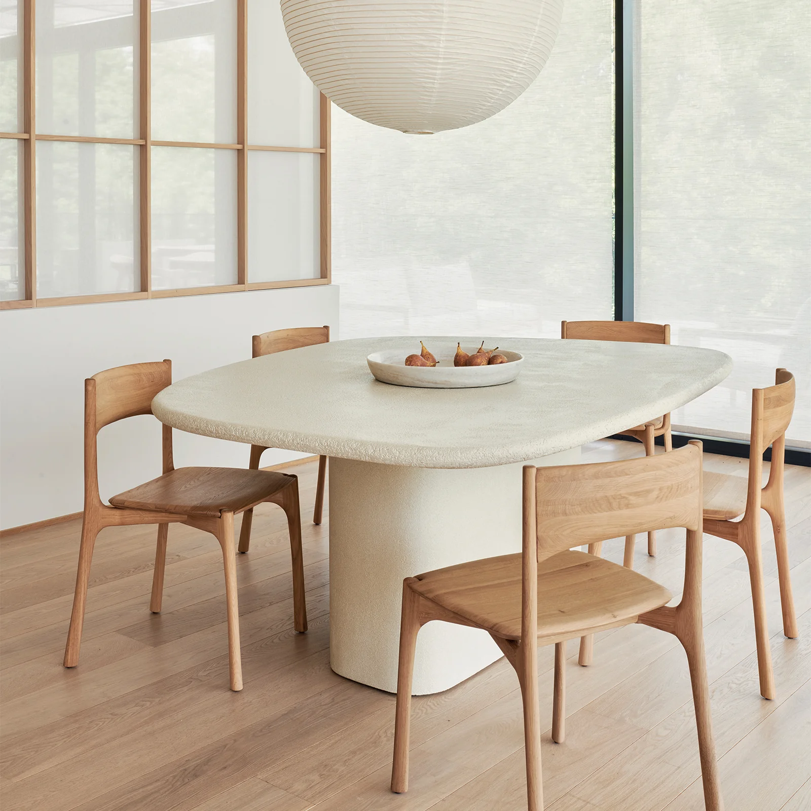 World-Class Elements Pebble Dining Table 200cm Eco-Friendly
