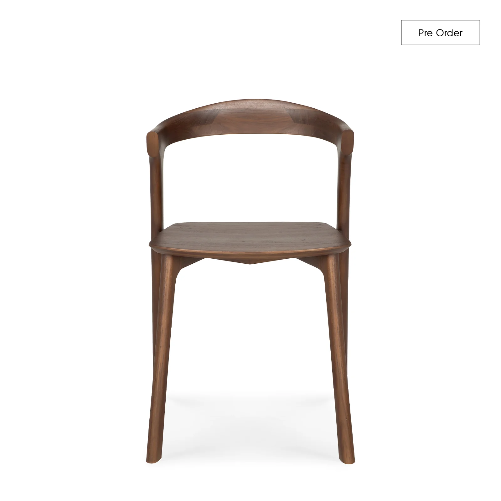 Casual Bok Dining Chair Teak Brown - Preorder Elegant