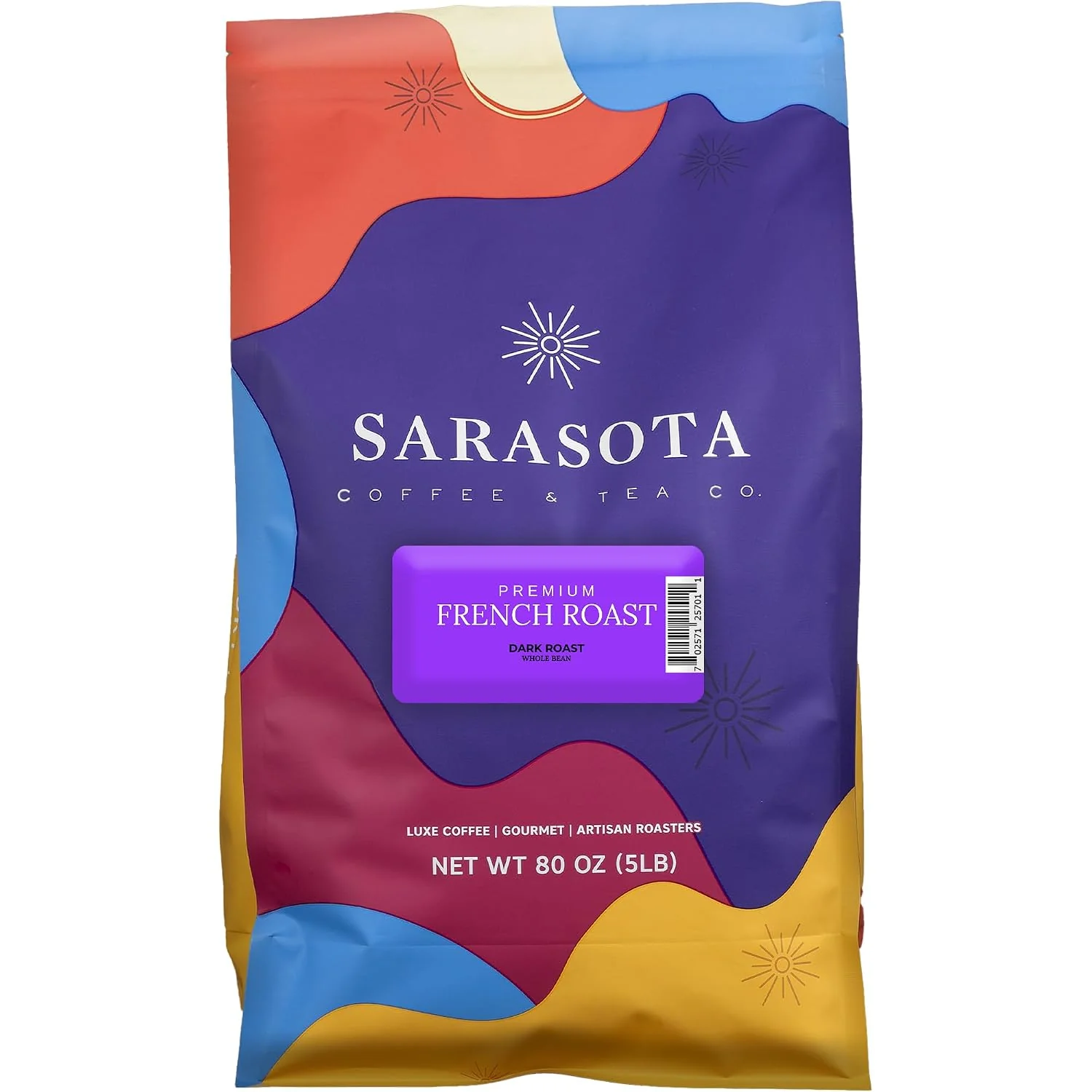 Unique Sarasota Coffee Italian Dark Roast Whole Bean Coffee Extra Strong 5 lb Extra Strong Dark Roast Coffee Beans for Espresso Drip amp French Press – Rich Full-Bodied Flavor – 5 lb Bulk Bag Premium Material