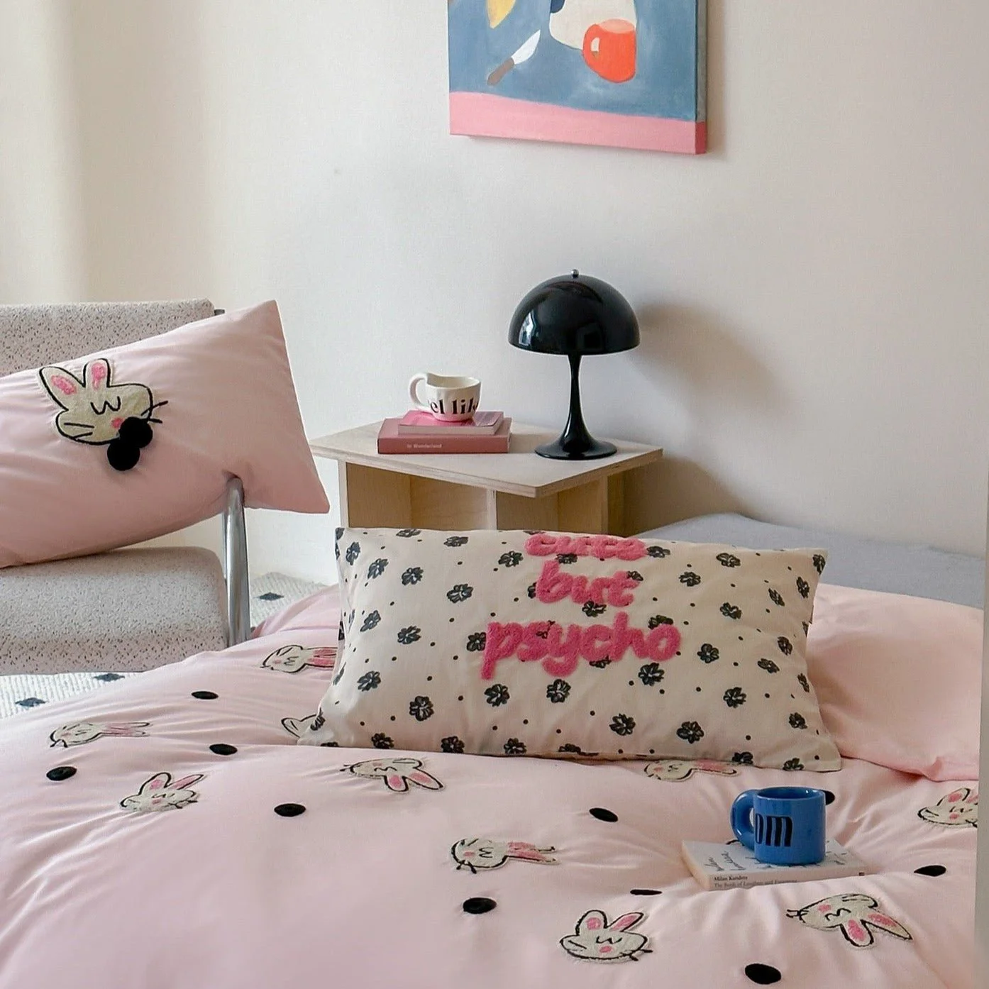 Smooth Miss Bunny Bedding Set Sophisticated