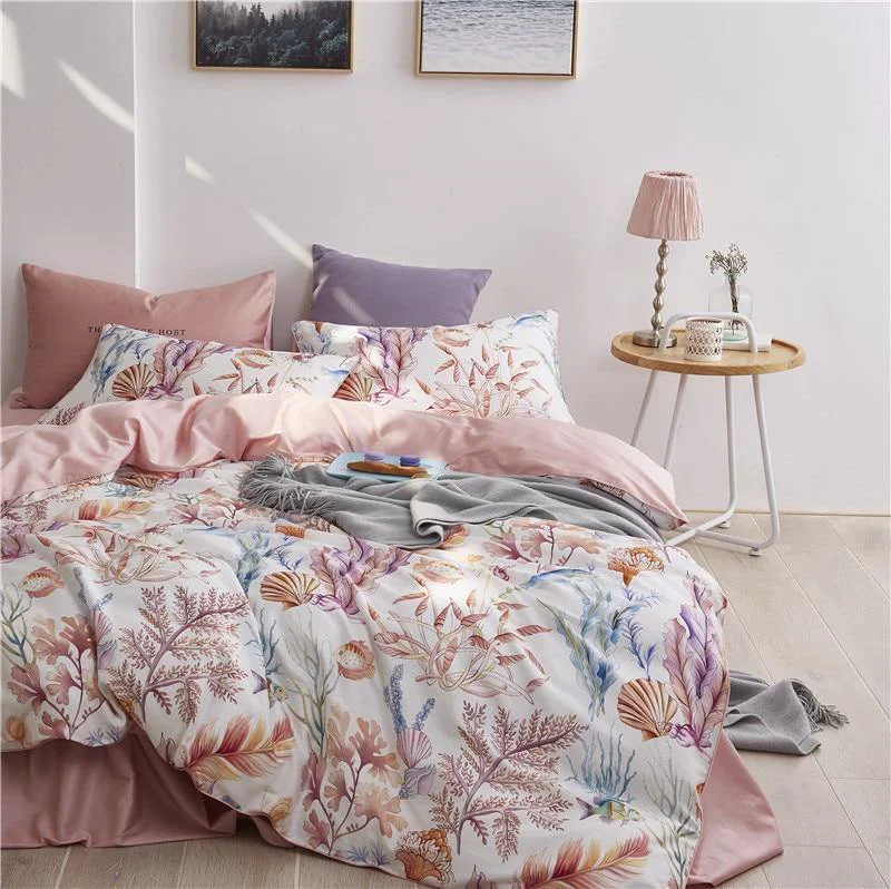 Superior Coral Reef Bedding Quilt Cover Sets Environmentally Friendly