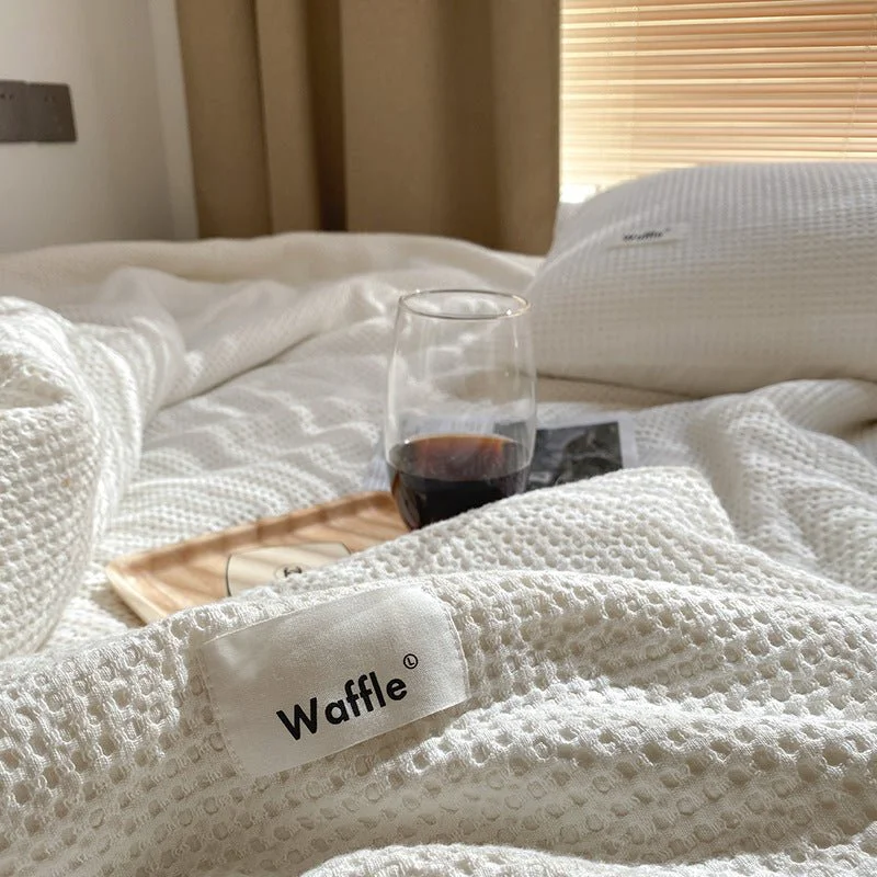 Durable Classic Waffle Bedding World-Class