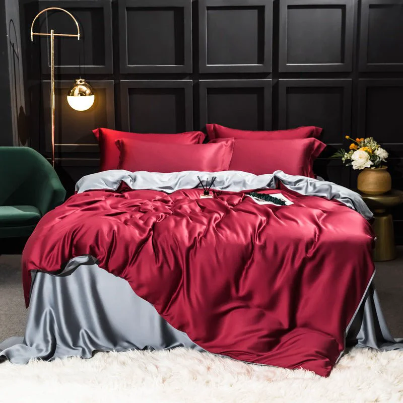 Exceptional Royal Scarlet Bedding Set Powerful