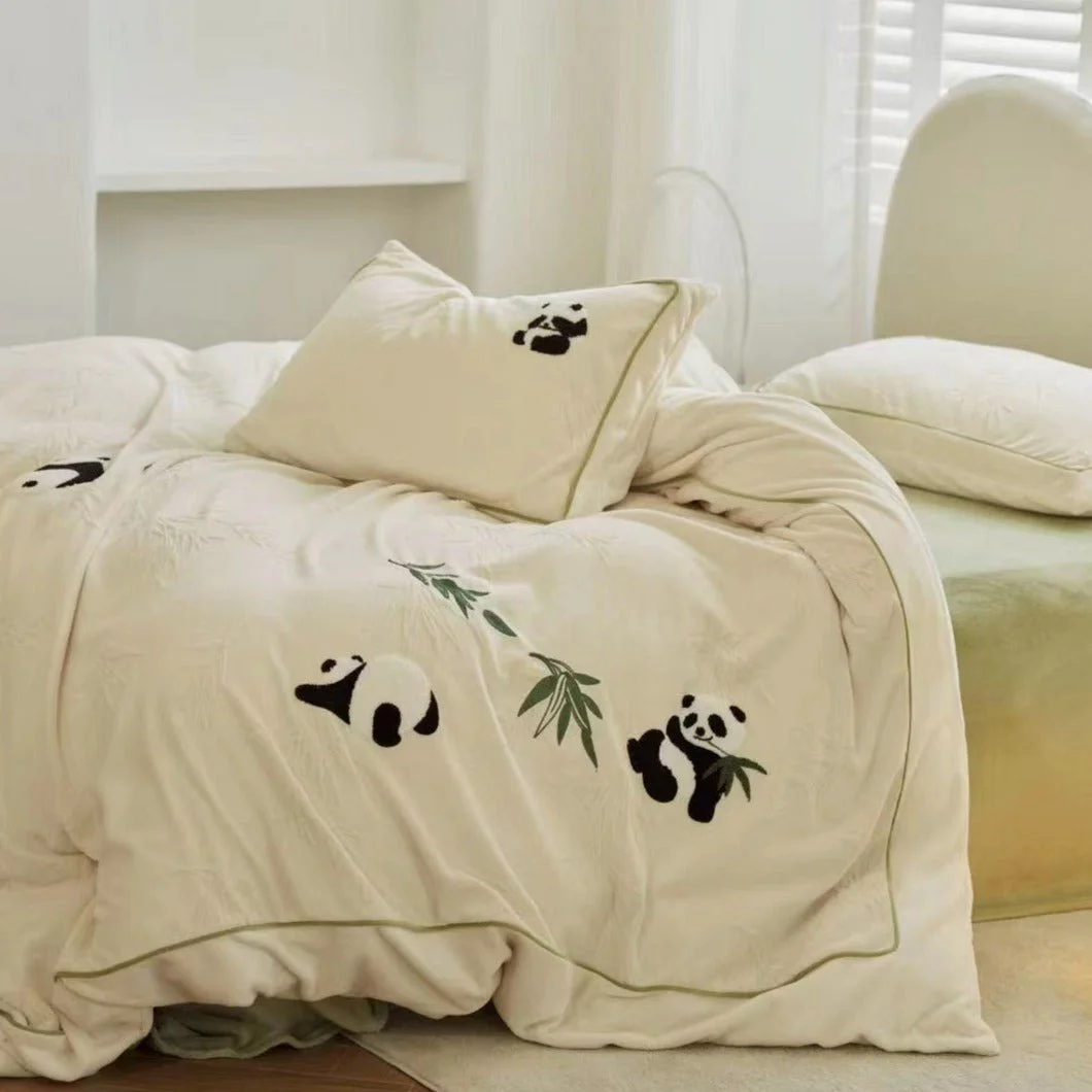 Superior Panda Bedding Set Green