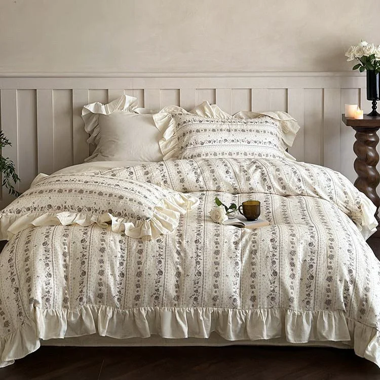 Classic Dry Rose Bedding Set Responsible