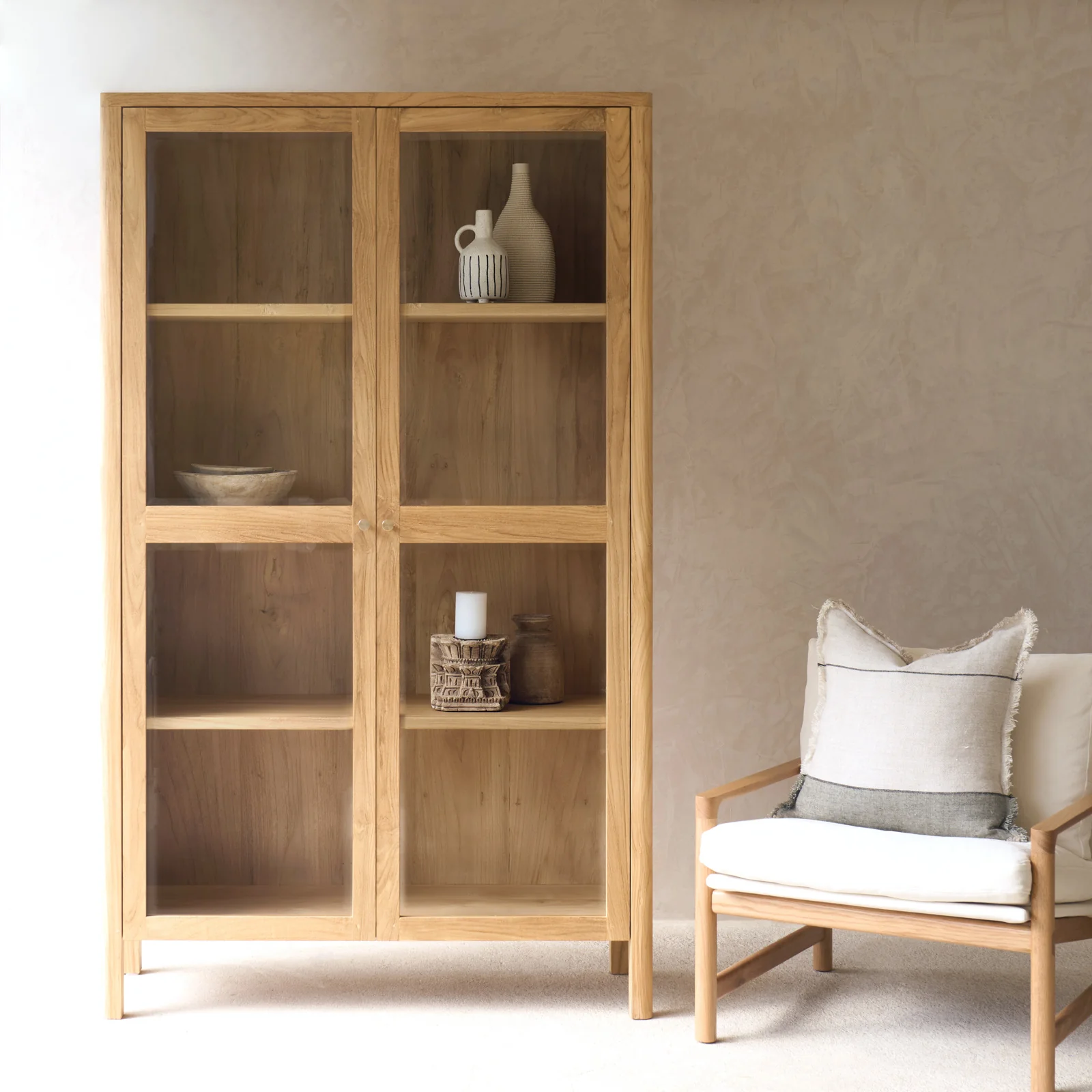 Fashionable Cetara Cabinet Natural Advanced