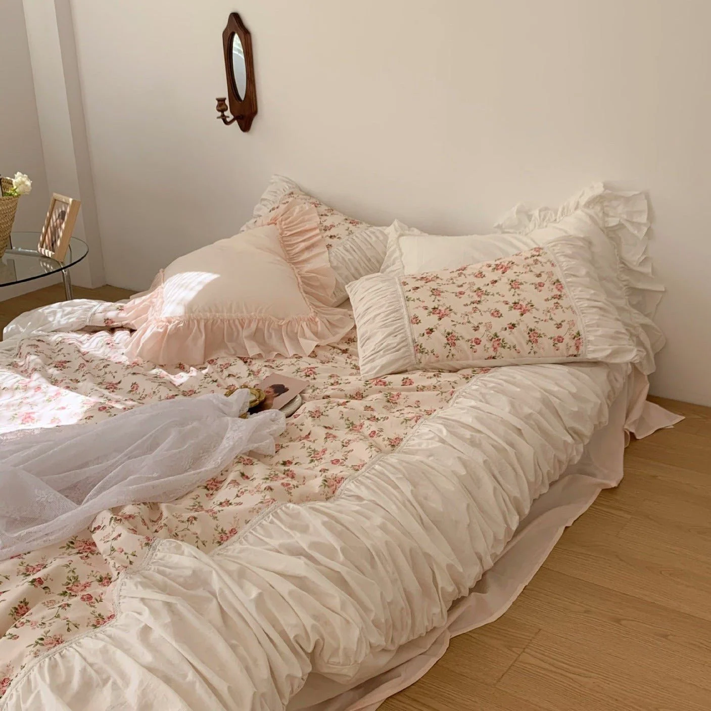 High-Performance French Poppy Quilt Cover Set Original Design