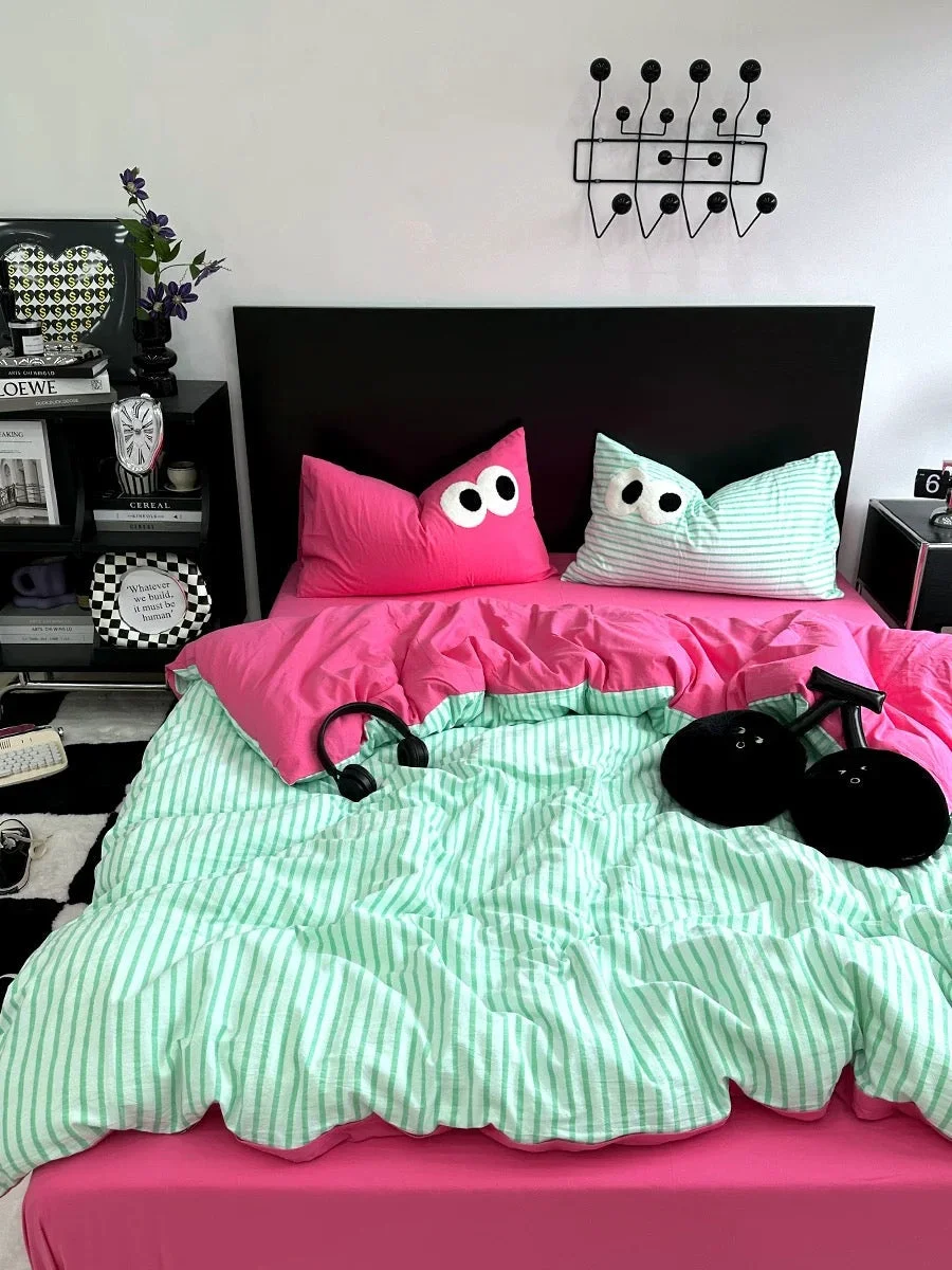 Next-Generation Big Eyes Bedding Set User-Friendly