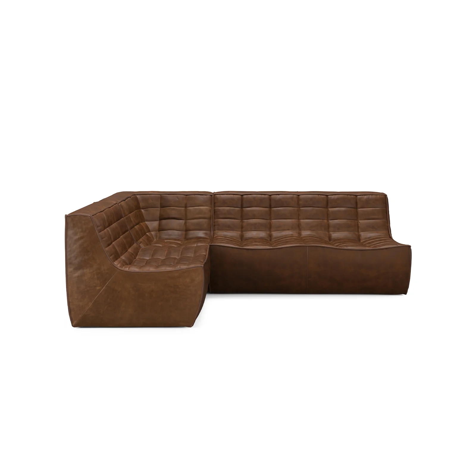 Secure N701 Modular Sofa Set Chestnut 231cm Environmentally Friendly