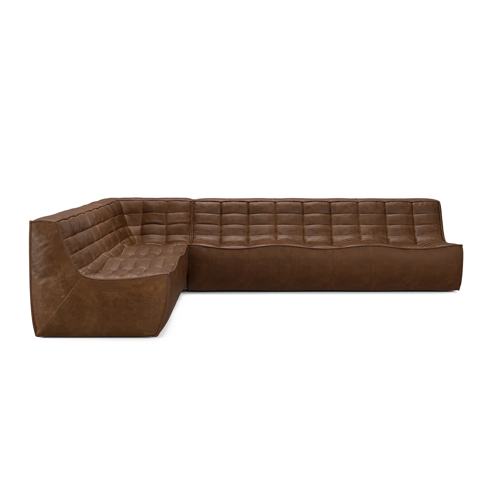 Effective N701 Modular Sofa Set Chestnut 301cm Sophisticated