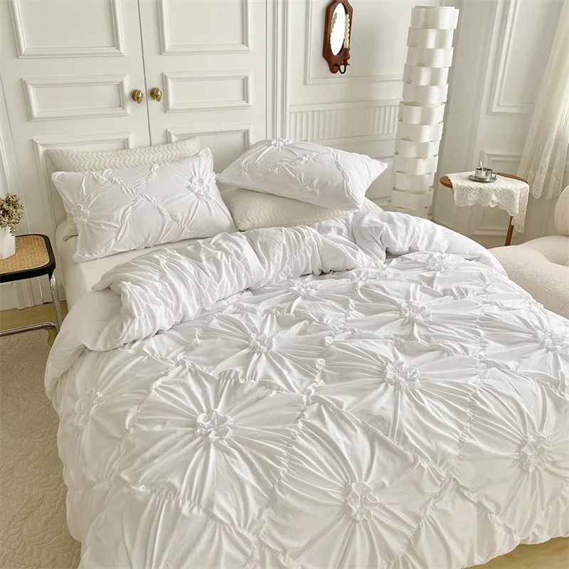 Relaxed Vintage Pleated Bedding Set Sustainable