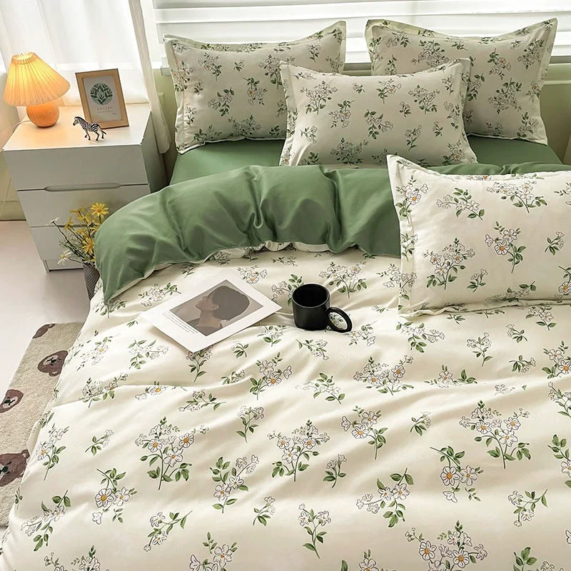 Pure Vintage Chamomile Flower Bedding Set Efficient