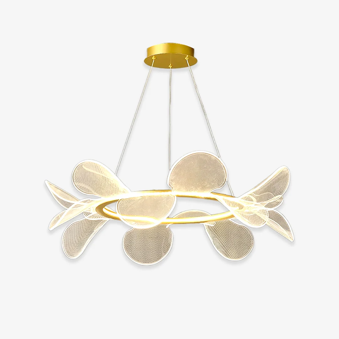 Professional Bain Flying Flowers LED Chandelier Refined