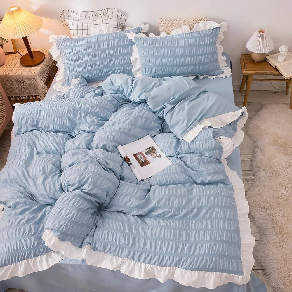 Fine Crafted Ribbed Softie Bedding Set Premium