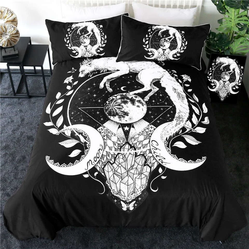 Functional Moon Child Bedding Set Authentic